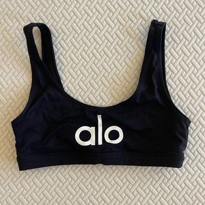 Alo airlift logo sports bra